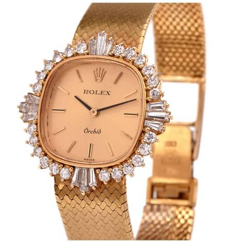 vintage ladies rolex orchid|Rolex orchid 18k gold.